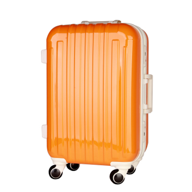 ILELIN夏季新款時(shí)尚拉桿箱鋁框旅行箱子萬(wàn)向輪行李箱托運(yùn)箱包24寸26寸29女男 印度紅色 20