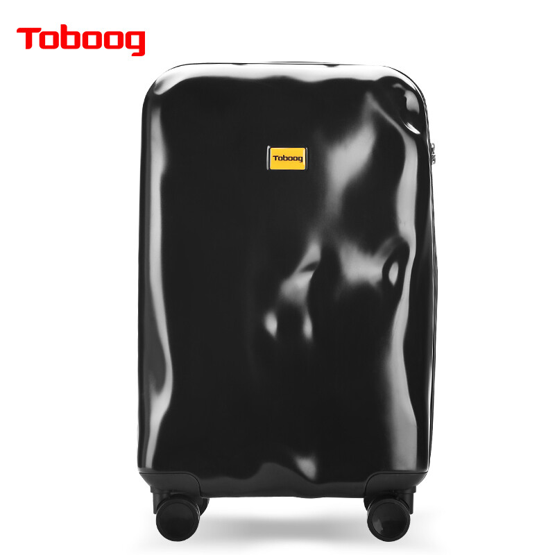 【品質行李箱】Toboog拉桿箱萬向輪旅行箱男女托運箱時尚行李箱20/24/26/29寸 拉鏈款 | 啞光黑 20寸