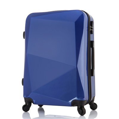 凱鉑瑞鉆石切面萬向輪行李箱托運箱商務旅行拉桿箱 深藍 24寸【報價、價格、評測、參數】_拉桿箱_蘇寧易購