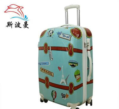 斯波曼卡通拉桿箱萬向輪行李箱密碼箱登機(jī)箱托運(yùn)箱 一件代發(fā)